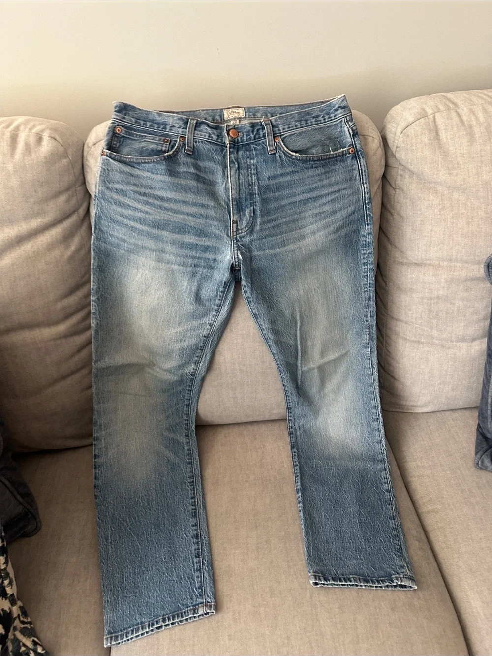 J. Crew Men’s Light Blue Straight Jeans